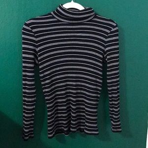 Ribbed Turtleneck Sweater